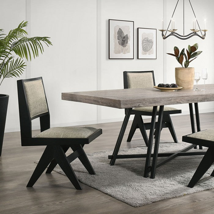 Tottenham Black 7-Piece Dining Room Set