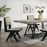 Tottenham Black 7-Piece Dining Room Set