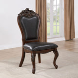 Manzanita Dark Cherry/Black Side Chair Set of 2