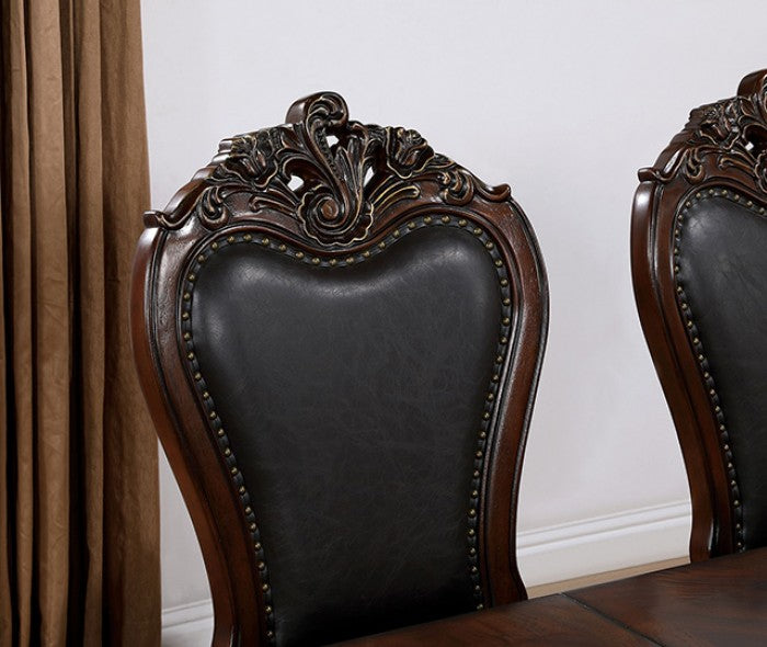Manzanita Dark Cherry/Black Side Chair Set of 2
