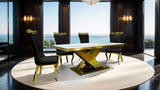 Palazzo Gold 7-Piece Dining Room Set