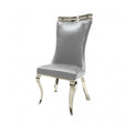 Palazzo Silver Chair Set of 2 by Furniture of America at Eve Furniture