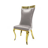 Palazzo Gold/Silver Chair Set of 2