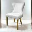Portanova White Chair Set of 2 by Furniture of America at Eve Furniture