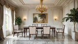 Westerham Dark Cherry 7-Piece Dining Table Set