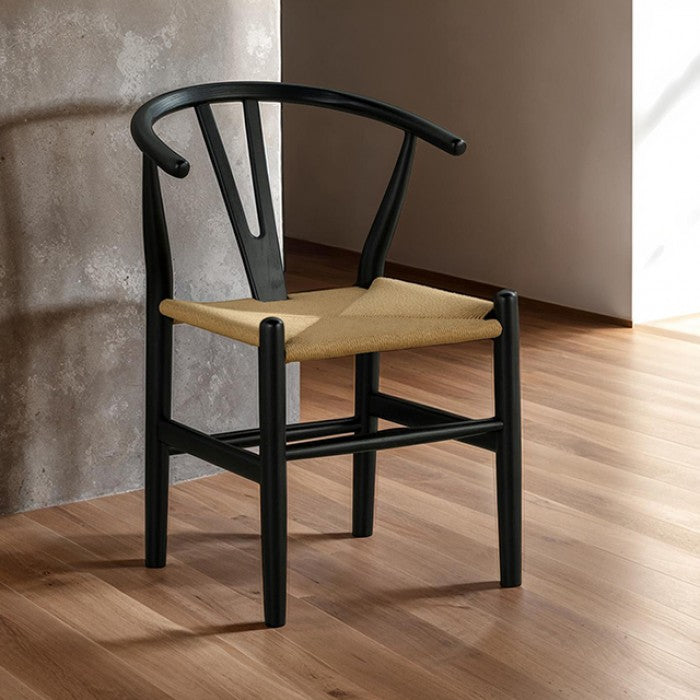 Assentoft Black Side Chair Set of 2