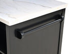 Albergo Black 3-Piece Bar Table Set