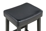Albergo Black 3-Piece Bar Table Set