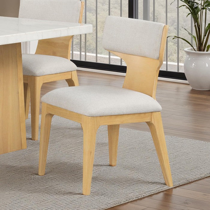 Caerwys Natural Side Chair Set of 2