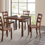 Lubbock Walnut 5-Piece Dining Room Set
