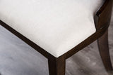 Morden Dark Walnut/Off-White Side Chair Set of 2 by Furniture of America at Eve Furniture