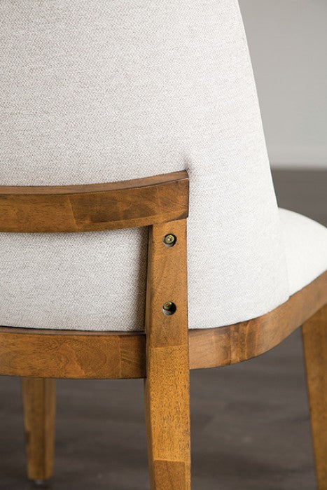 Mandal Chestnut/White Set of 2 by Furniture of America at Eve Furniture