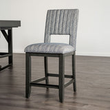 Potton Blue Gray Counter Ht. Chair, Set of 2