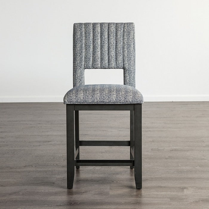 Potton Blue Gray Counter Ht. Chair, Set of 2