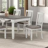 Pendola Rustic White 7-Piece Dining Room Set