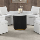 Varde Black/White 5-Piece Dining Room Set