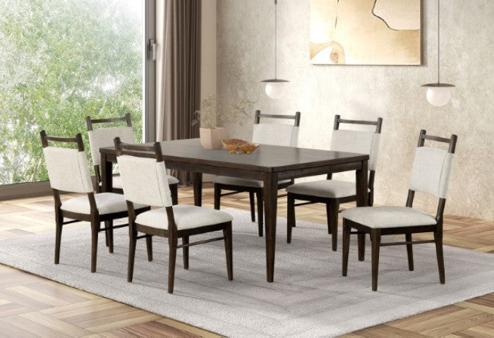 Woolwich Dark Walnut 7-Piece Dining Room Set