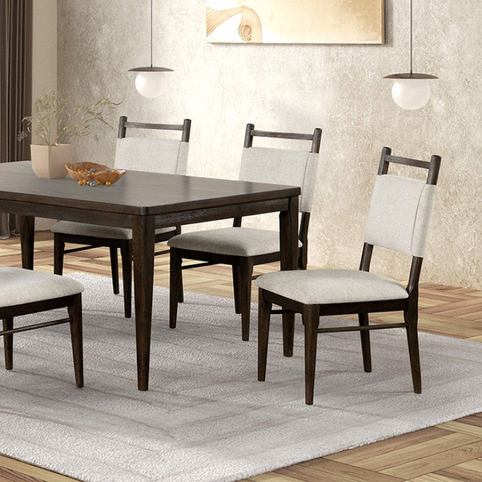 Woolwich Dark Walnut 7-Piece Dining Room Set