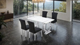 Holstebro Silver/Black Side Chair Set of 2