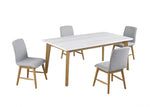 Mandier Natural 6-Piece Dining Room Set w/ Bench
