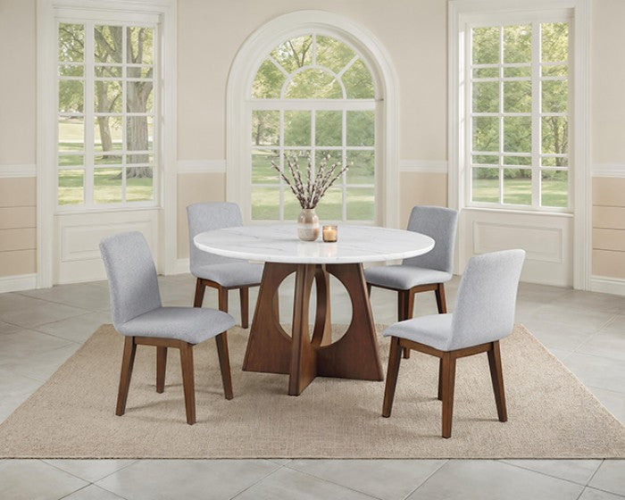 Ostbirk Walnut 5-Piece Dining Room Set