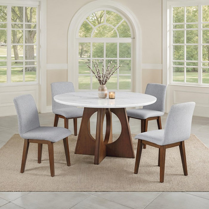 Ostbirk Walnut 5-Piece Dining Room Set
