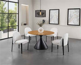 Athan Black/Oak 5-Piece Dining Room Set