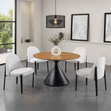Athan Black/Oak 5-Piece Dining Room Set