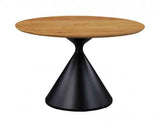 Athan Black/Oak 5-Piece Dining Room Set