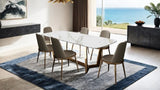 Norelli Gold/Taupe Side Chair Set of 2