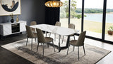 Norelli Silver/Taupe Side Chair Set of 2