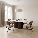 Narvik White 5-Piece Dining Room Set