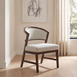 Cirava White Upholstered Side Chair (2/CTN) Set of 2