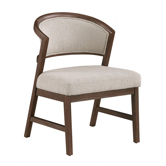 Cirava White Upholstered Side Chair (2/CTN) Set of 2
