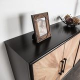 Lakeside Black/Natural Cabinet
