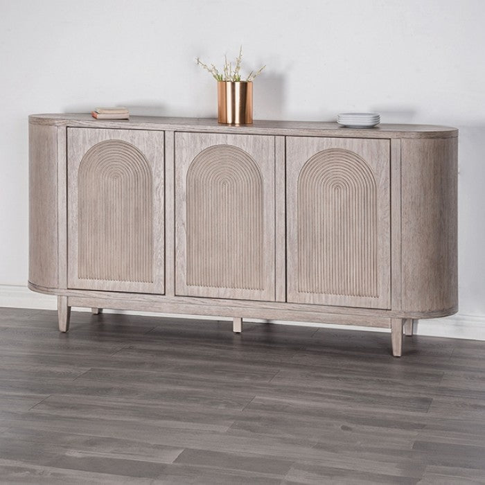 Sterling West White Oak Server by Furniture of America at Eve Furniture