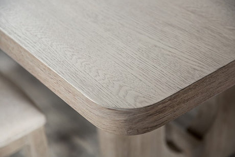Sterling West White Oak Dining Table by Furniture of America at Eve Furniture