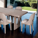 Sterling West White Oak 7-Piece Dining Room Set