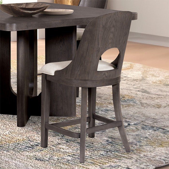 Sterling West Ash Gray Counter Height Chair Set of 2
