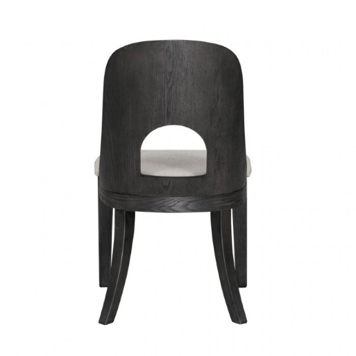 Sterling West Ash Gray Side Chair Set of 2 by Furniture of America at Eve Furniture
