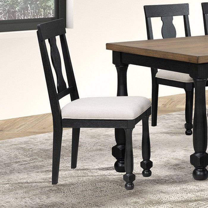 Neue Mills Black Side Chair Set of 2