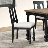 Neue Mills Black Side Chair Set of 2