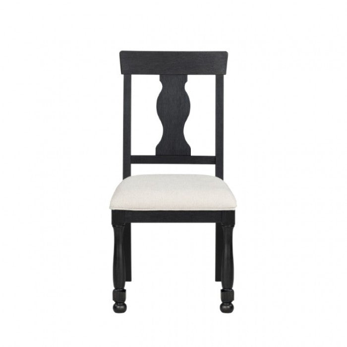 Neue Mills Black Side Chair Set of 2