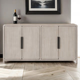 Belize Gray Fog 4 Door Cabinet by Furniture of America at Eve Furniture