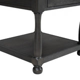 Neue Mills Weathered Black/Brown End Table