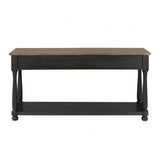 Neue Mills Weathered Black/Brown Sofa Table
