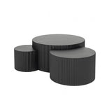 Narella Black 3-Piece Occasional Table Set