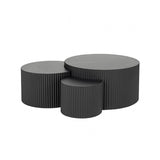 Narella Black 3-Piece Occasional Table Set