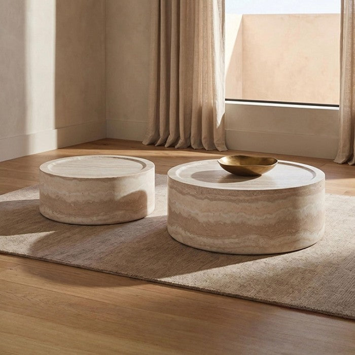 Olean Natural 2-Piece Occasional Table Set