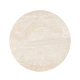 Virden Dark Brown/Light Beige Round Cocktail Table